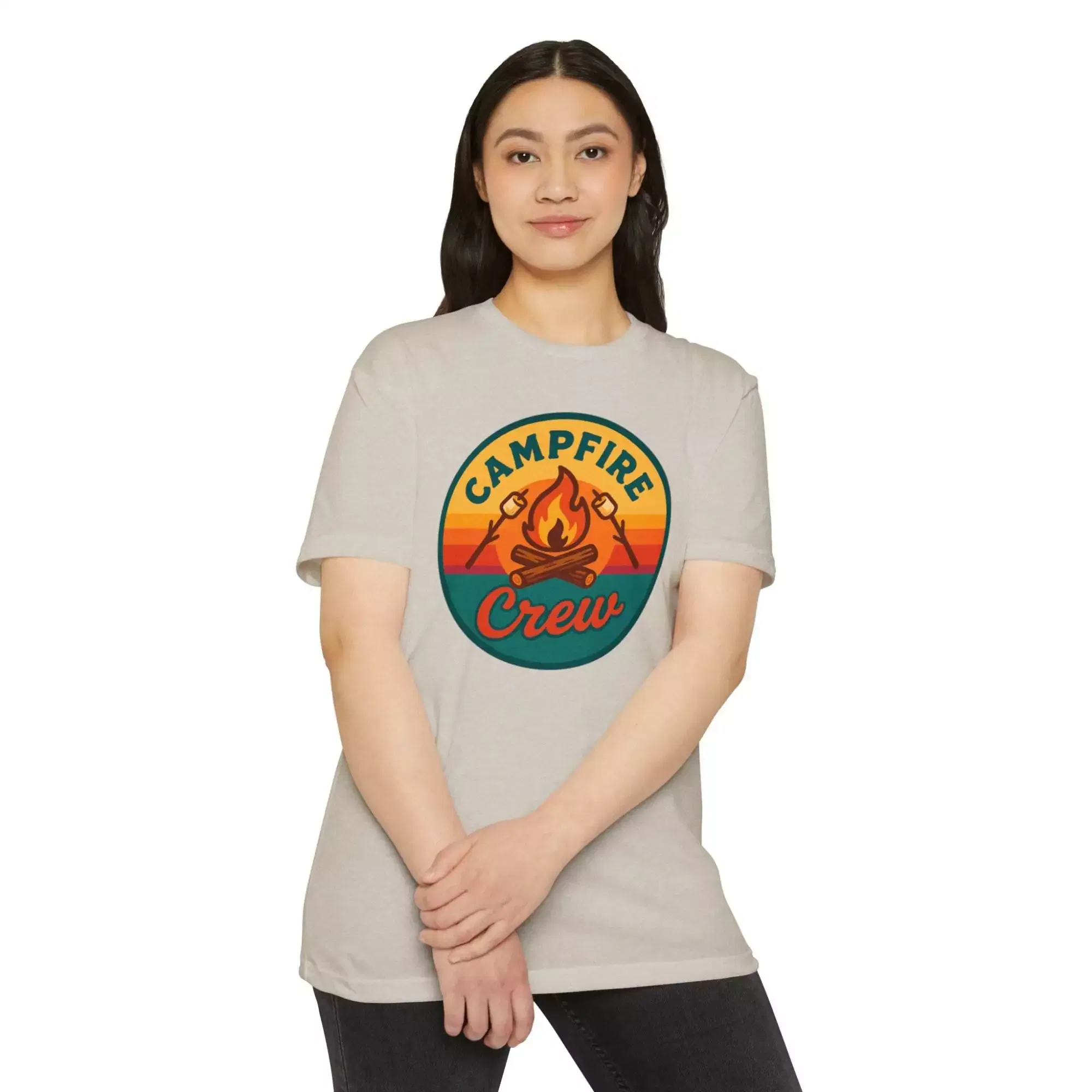 Unisex Campfire Crew T-Shirt, Adventure Shirt, Camping Apparel, Outdoor Gear, Summer Essentials, Casual Wear - Image 9