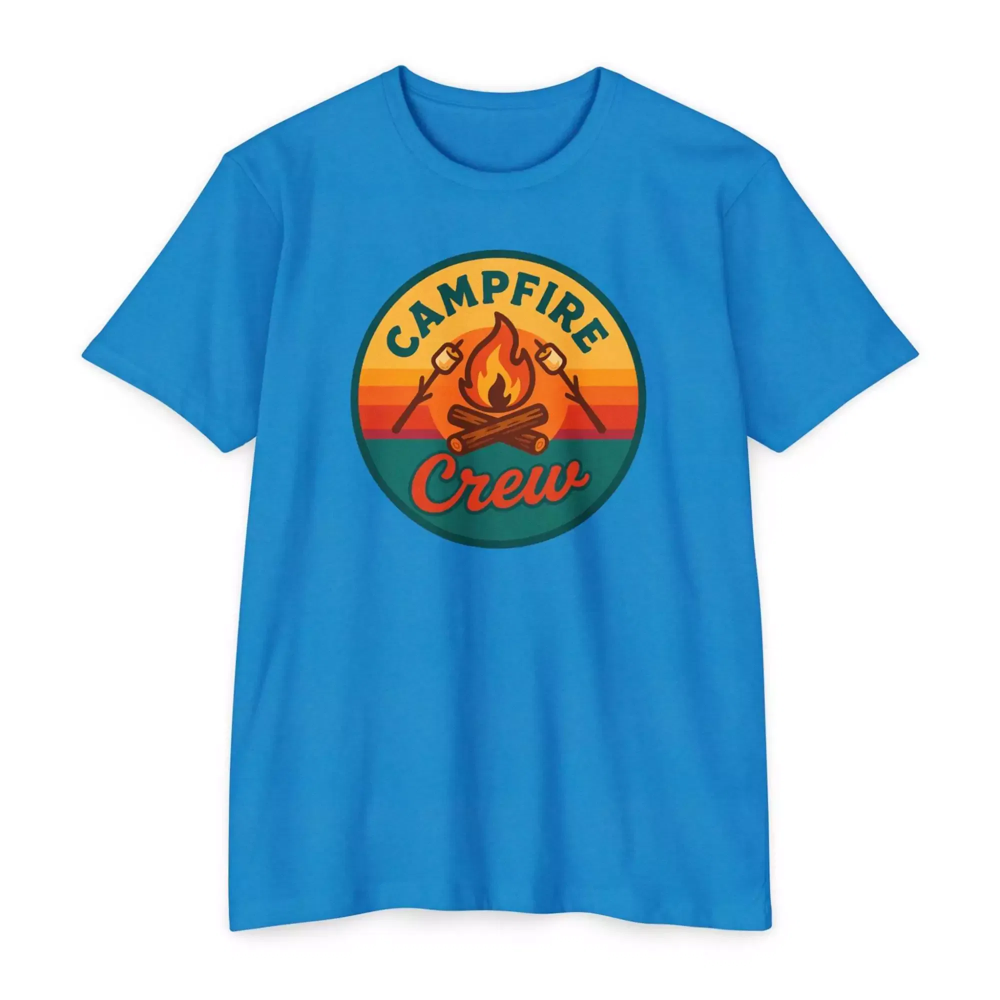 Unisex Campfire Crew T-Shirt, Adventure Shirt, Camping Apparel, Outdoor Gear, Summer Essentials, Casual Wear - Image 25