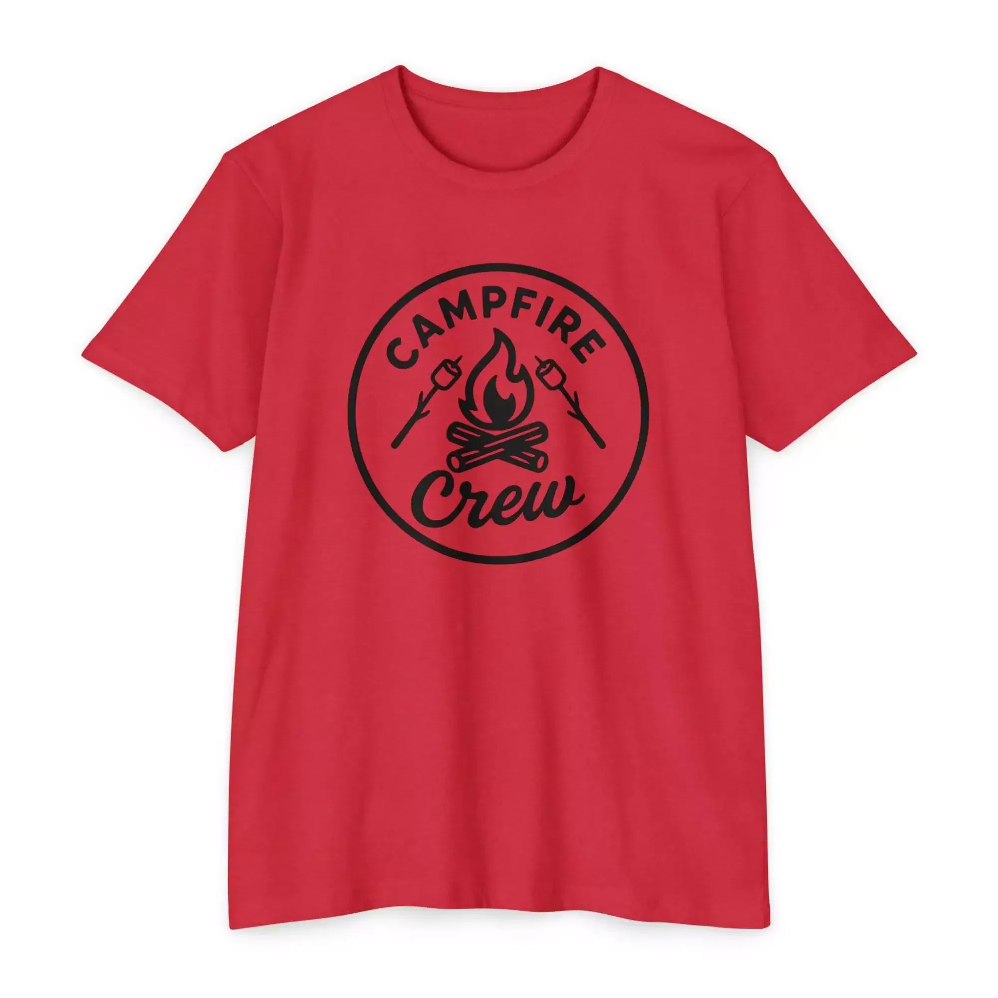 Campfire Crew T-Shirt, Unisex Jersey Tee, Perfect for Camping, Outdoor Adventures, Summer Festivals, Gift for Nature Lovers - Image 28