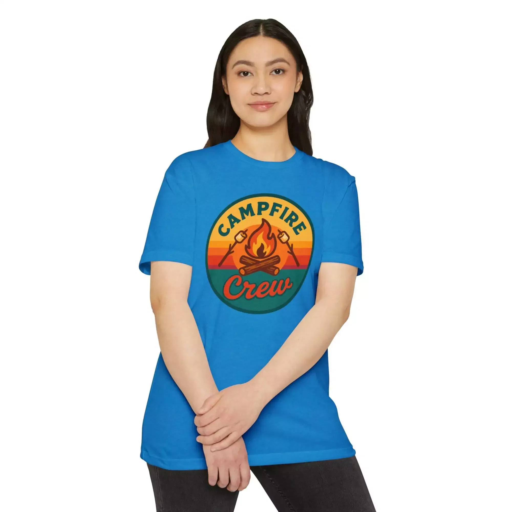 Unisex Campfire Crew T-Shirt, Adventure Shirt, Camping Apparel, Outdoor Gear, Summer Essentials, Casual Wear - Image 27
