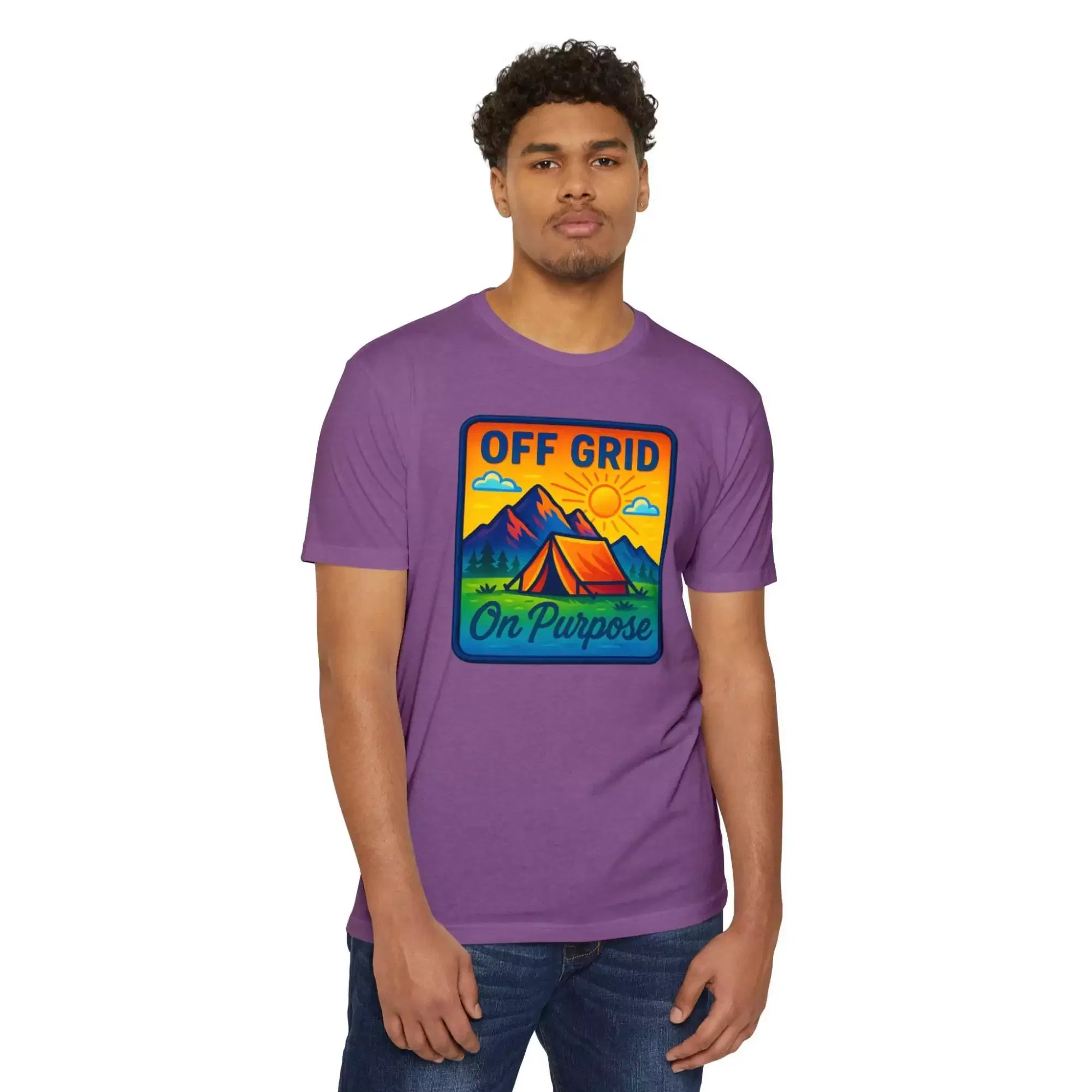 Off Grid Adventure Unisex T-Shirt, Eco-Friendly Tee, Camping Shirt, Outdoor Gift, Summer Casual Wear - Image 20