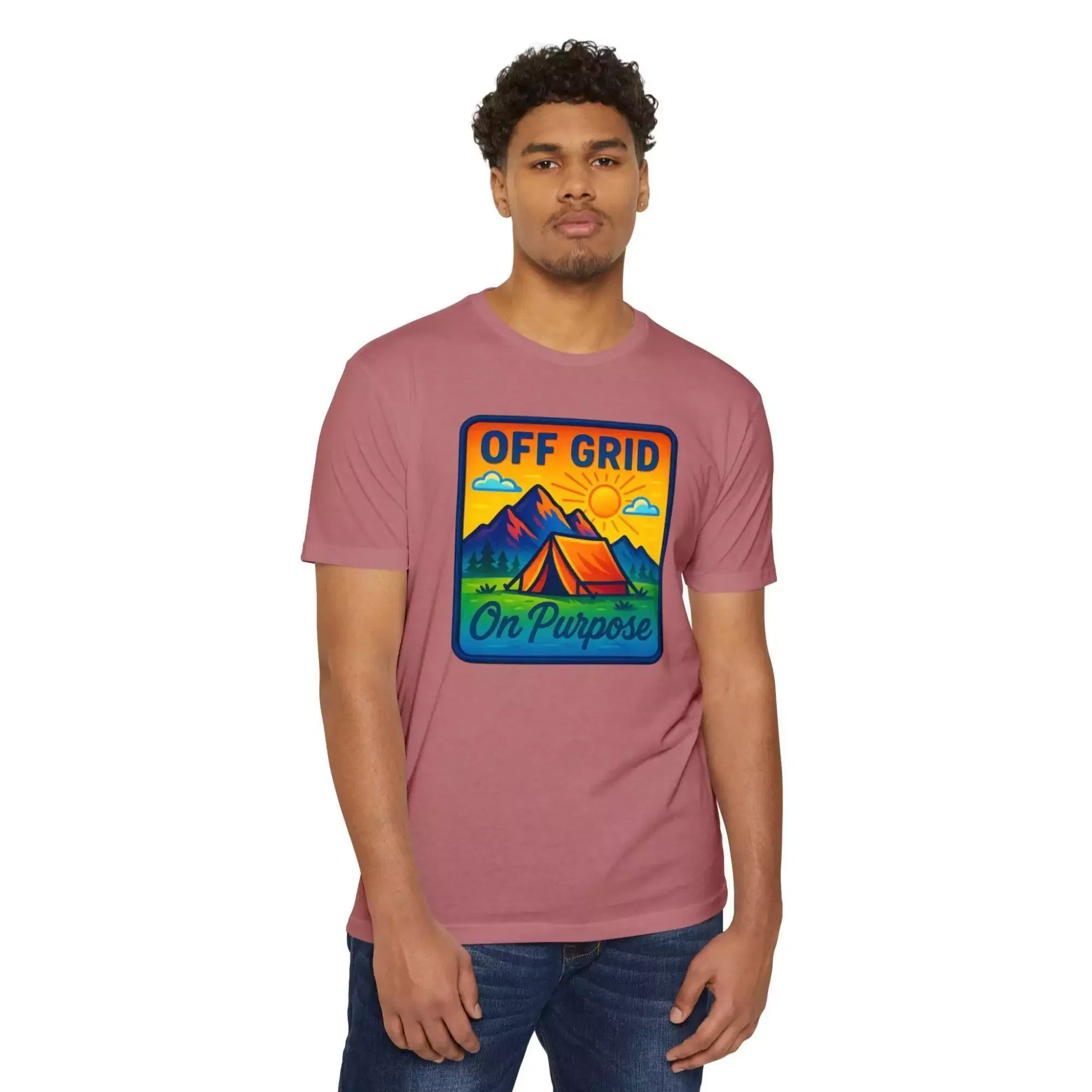 Off Grid Adventure Unisex T-Shirt, Eco-Friendly Tee, Camping Shirt, Outdoor Gift, Summer Casual Wear - Image 23