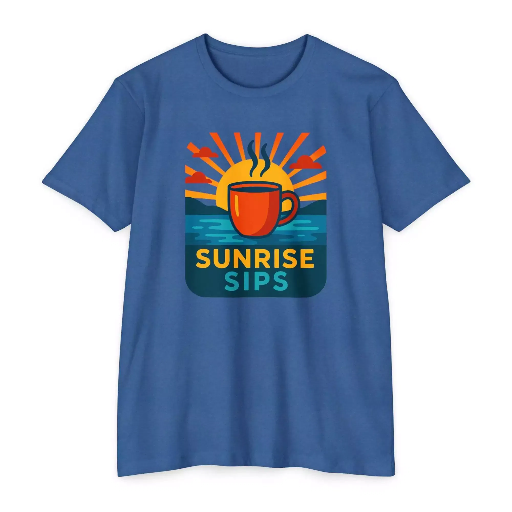 Sunrise Sips T-shirt, Perfect for Coffee Lovers, Casual Wear, Gift for Baristas, Summer Vibes, Relaxed Fit Tees - Image 19
