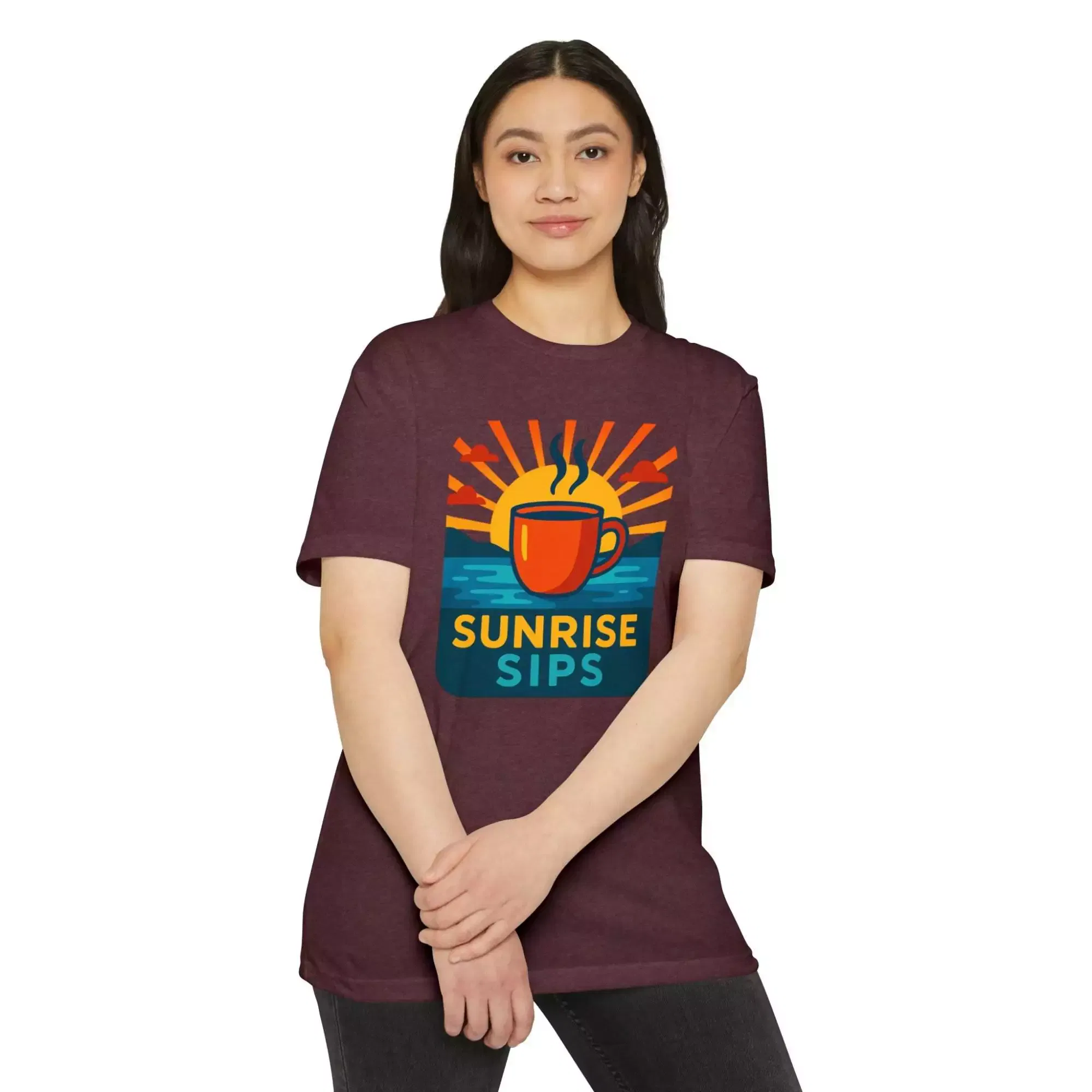 Sunrise Sips T-shirt, Perfect for Coffee Lovers, Casual Wear, Gift for Baristas, Summer Vibes, Relaxed Fit Tees - Image 33