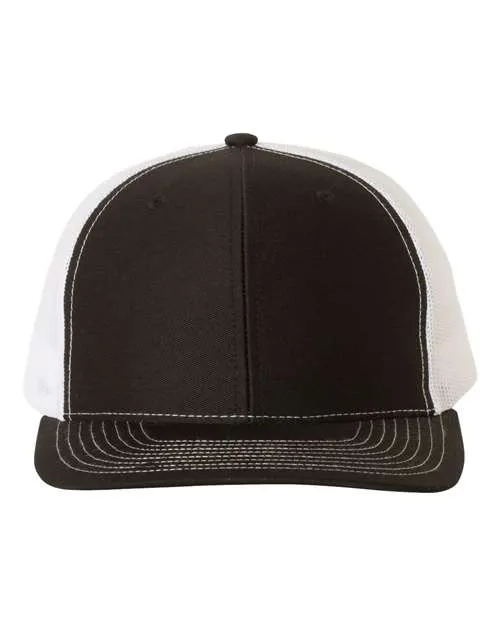 Black / White Snapback Hat