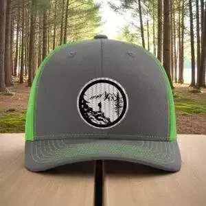 Custom Engraved Leather Patches for Hiking Enthusiasts – Outdoor Hat Patches – Outdoor Hats